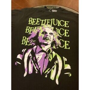 BeetleJuice Medium T Shirt Spooky Movie Fans Horror Scary